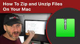 How To Zip and Unzip Files On Your Mac - YouTubeの動画