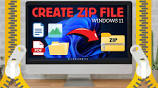 How to make a ZIP FILE: Windows 11 - YouTubeの動画